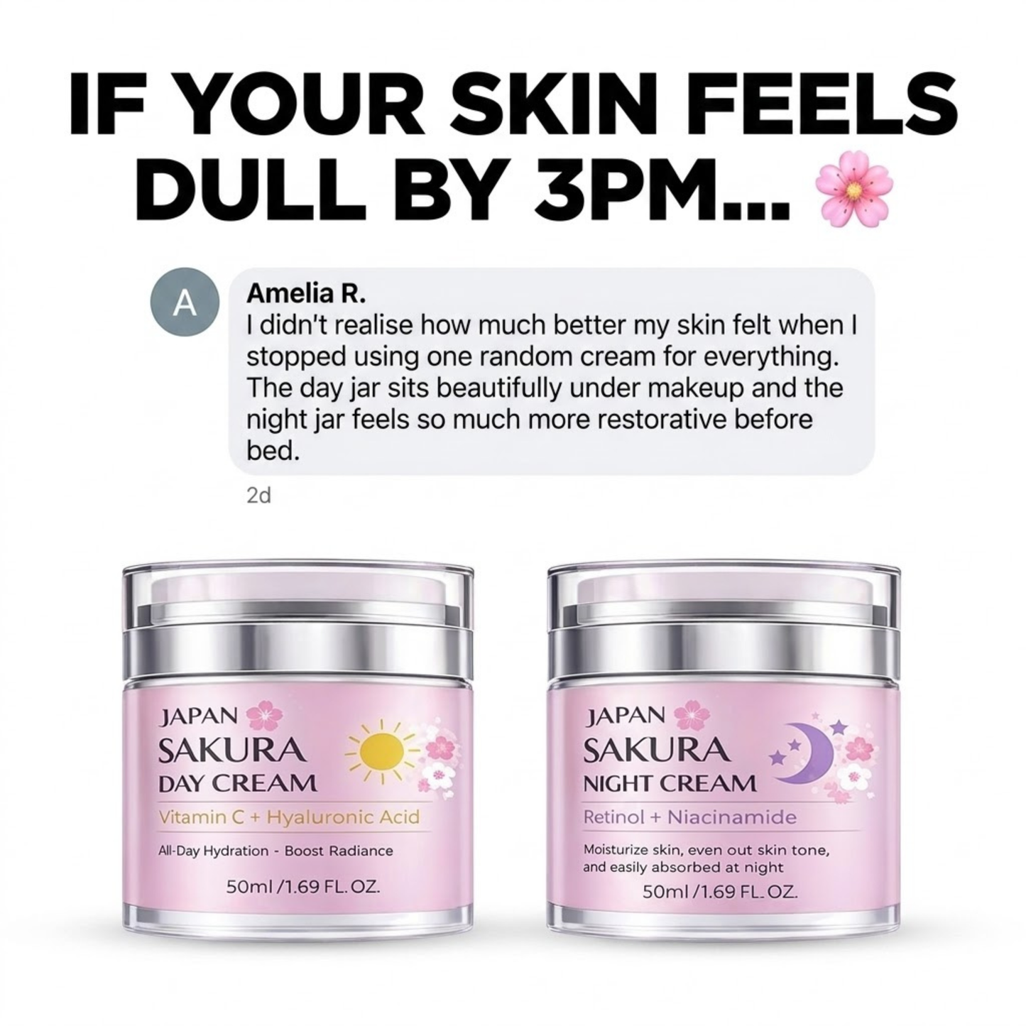 Veora™ Sakura Day & Night Cream