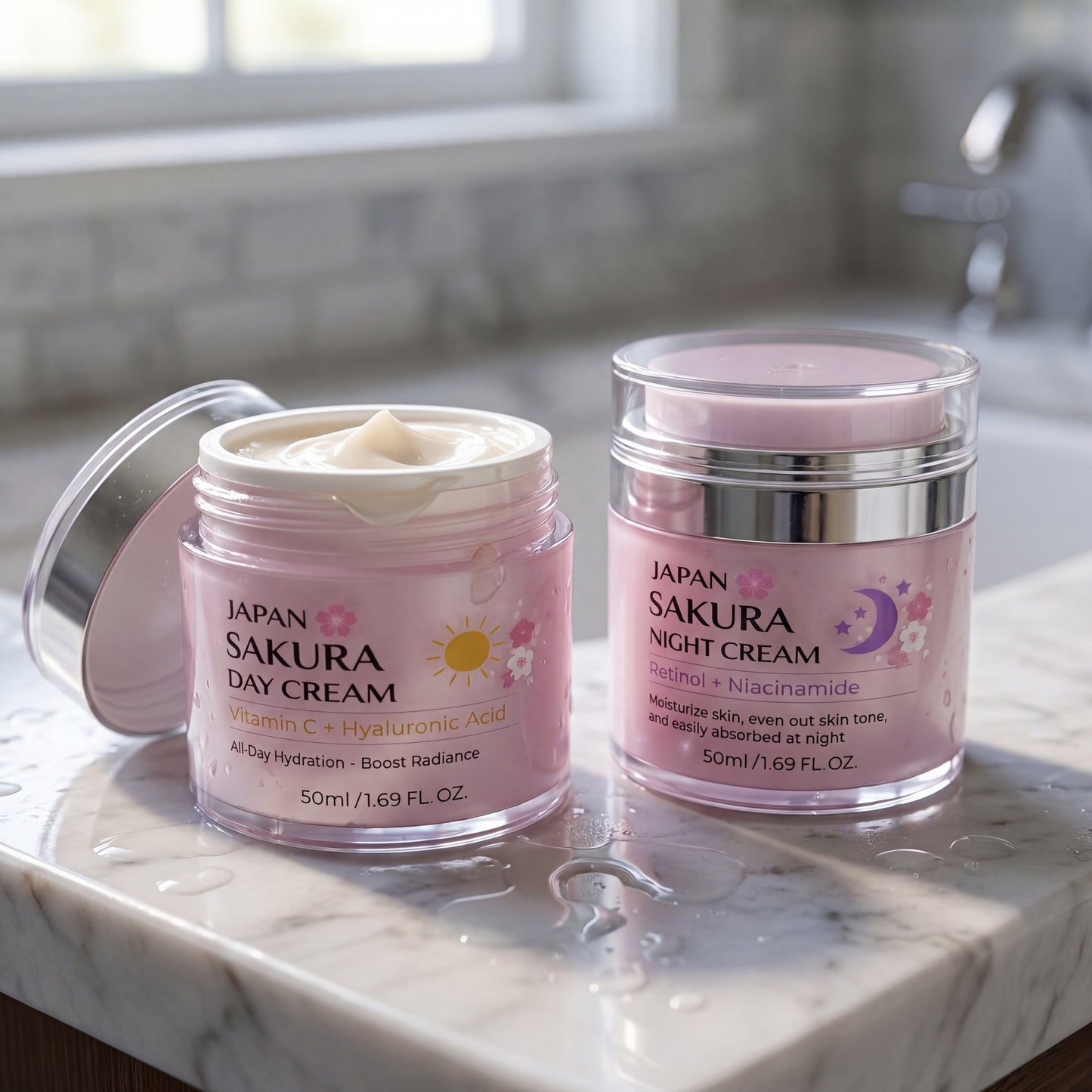 Veora™ Sakura Day & Night Cream