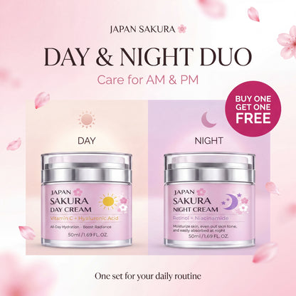 Veora™ Sakura Day & Night Cream