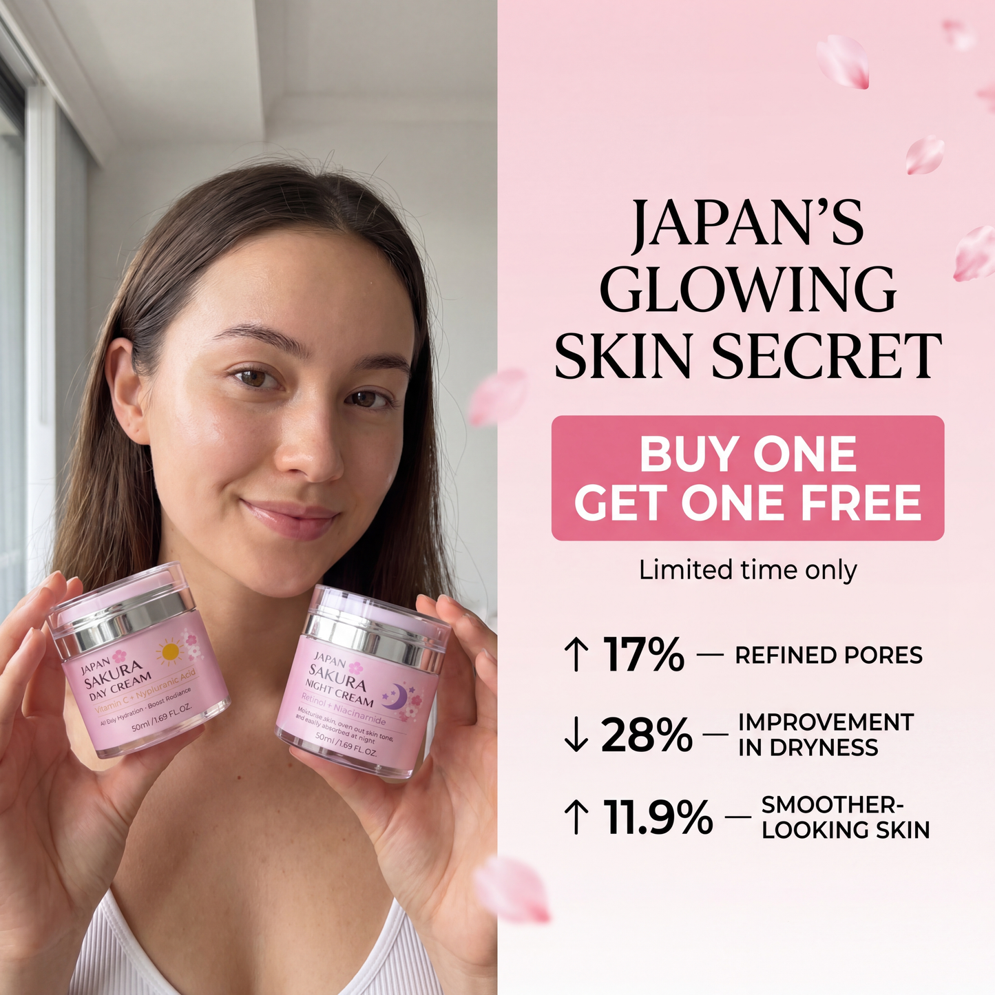 Veora™ Sakura Day & Night Cream